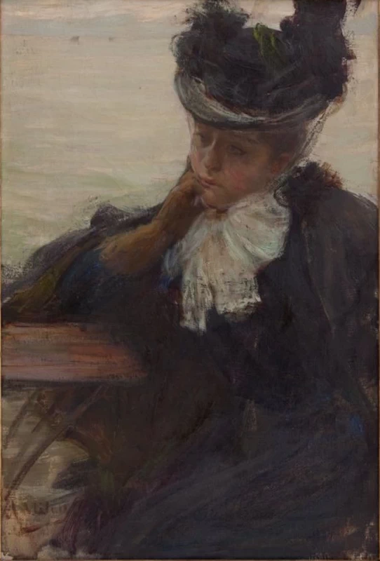 Signora con veletta
